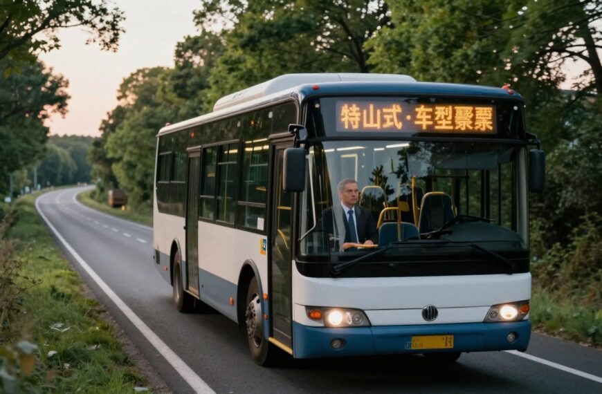 Sennik: autobus z kierowcą