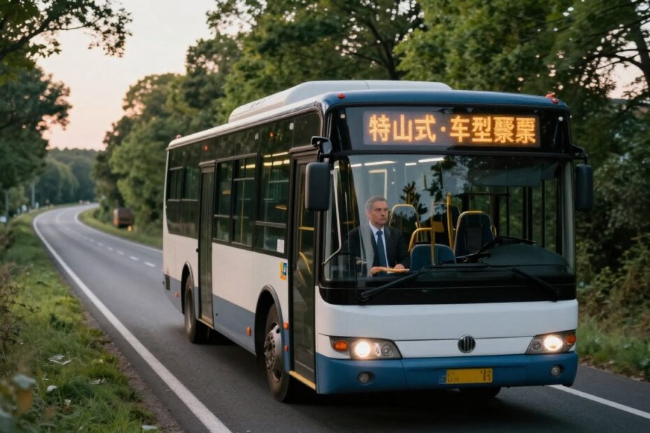 Sennik: autobus z kierowcą